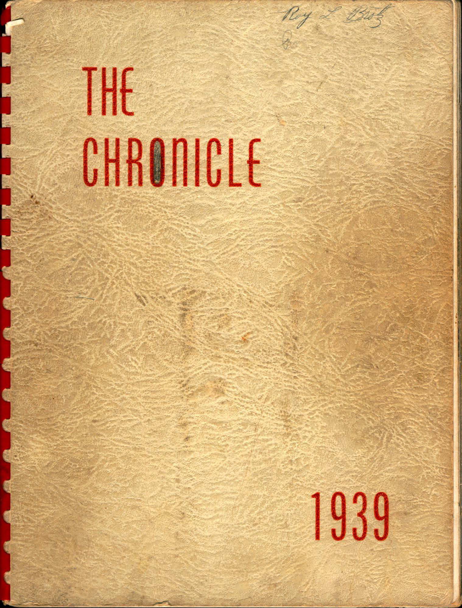 1939 Chelmsford High Yearbook 1
