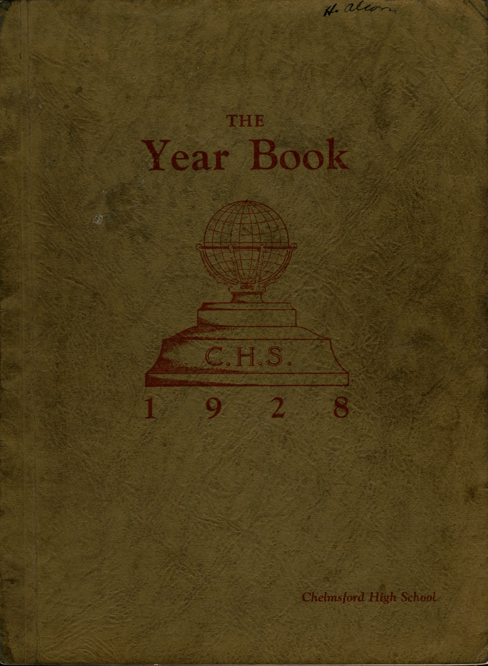 1928 Chelmsford High Yearbook 1